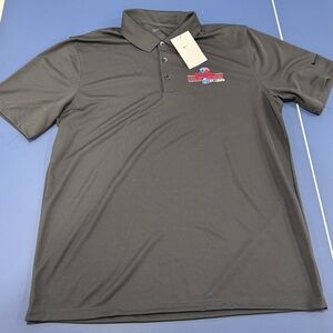 Guns & Hoses St Louis Budweiser Nike polo large NWT